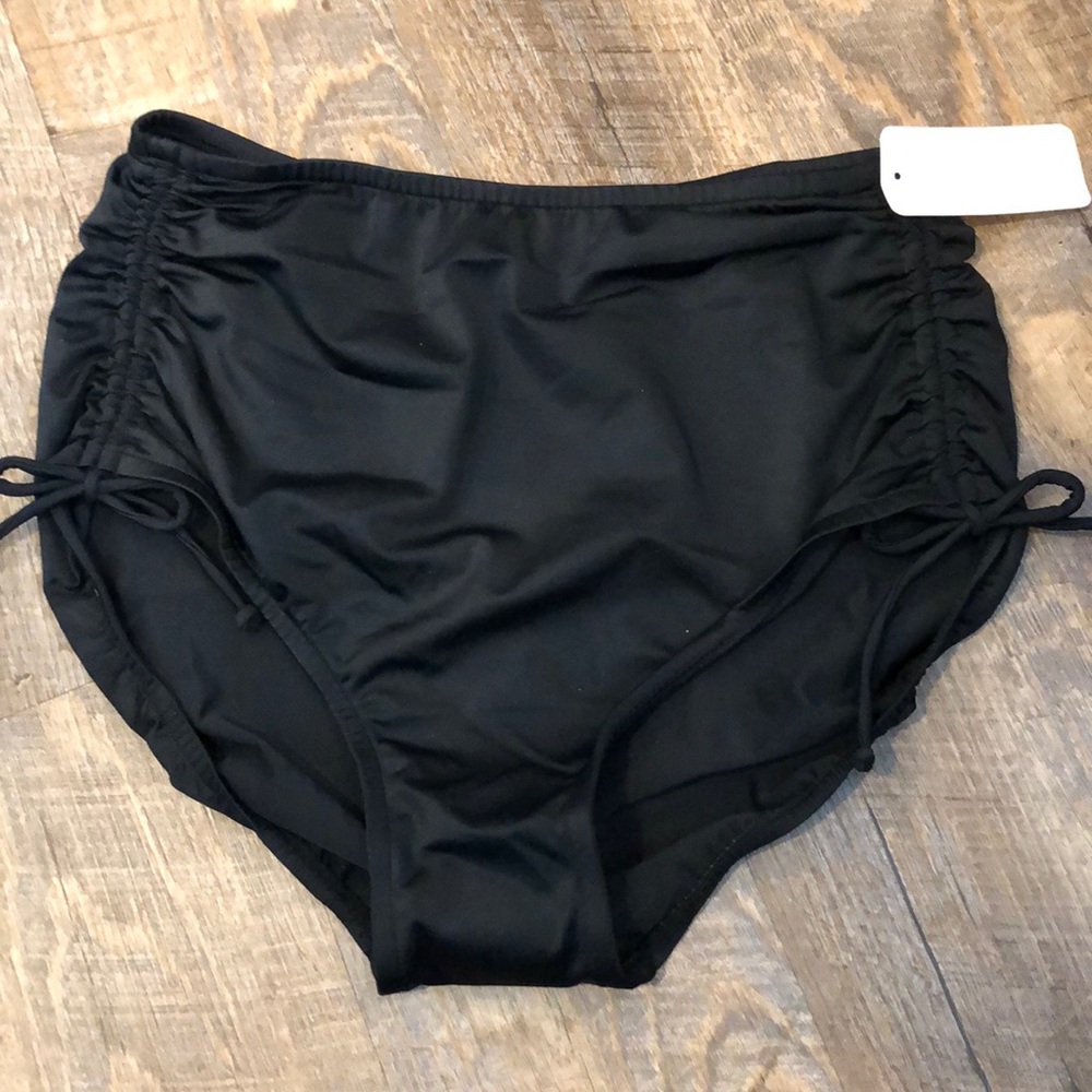 NWOT Ruby Ribbon Shapeware Ruched Black Bo… - Picture 3 of 4
